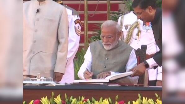 Narendra Modi Cabinet 2019 oath-taking ceremony Updates: Modi, Amit Shah take oath; Maneka Gandhi likely to be pro-tem LS Speaker