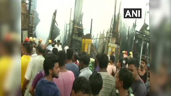 Fire breaks out at bamboo godown in Kolkata's Park Circus area; 15 tenders rushed to the spot, no casualties reported so far