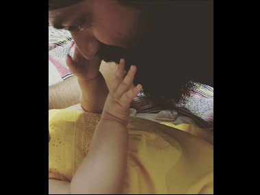 KGF actor Yash, Radhika Pandit release first pictures of their daughter on Instagram KGF actor Yash, Radhika Pandit release first pictures of their daughter on Instagram