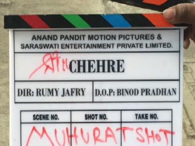 Chehre: Amitabh Bachchan, Emraan Hashmi's suspense thriller gets a title, goes on floors Chehre: Amitabh Bachchan, Emraan Hashmi's suspense thriller gets a title, goes on floors