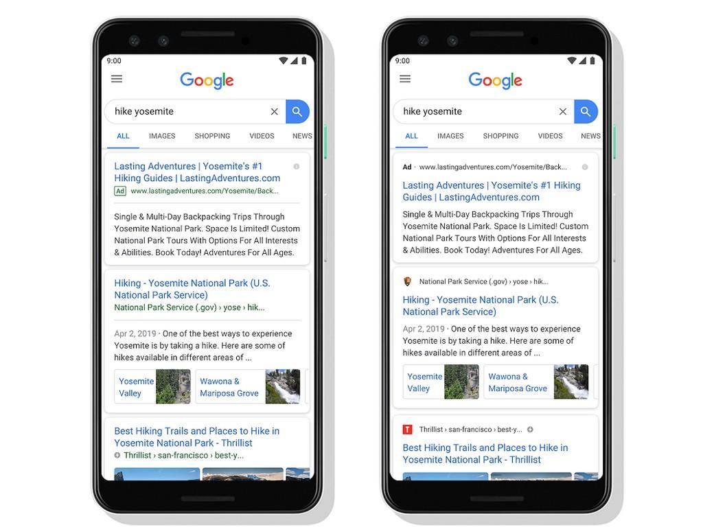 The redesigned Google Search app. Image: Google