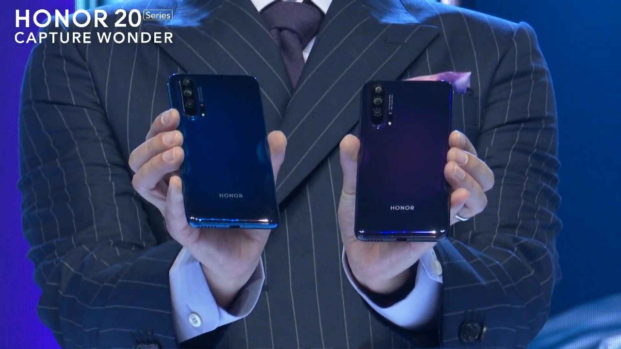 Honor 20 and Honor 20 Pro.