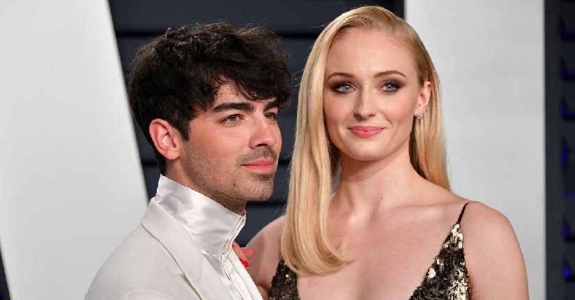 Joe Jonas & Sophie Turner Greet Family & Friends at Pre-Wedding