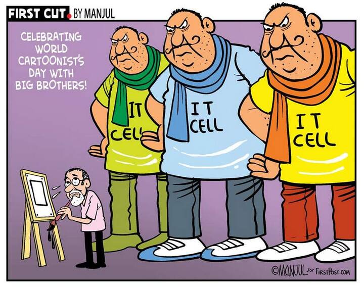 As world celebrates World Cartoonist's Day, artists face increasing political pressure As world celebrates World Cartoonist's Day, artists face increasing political pressure