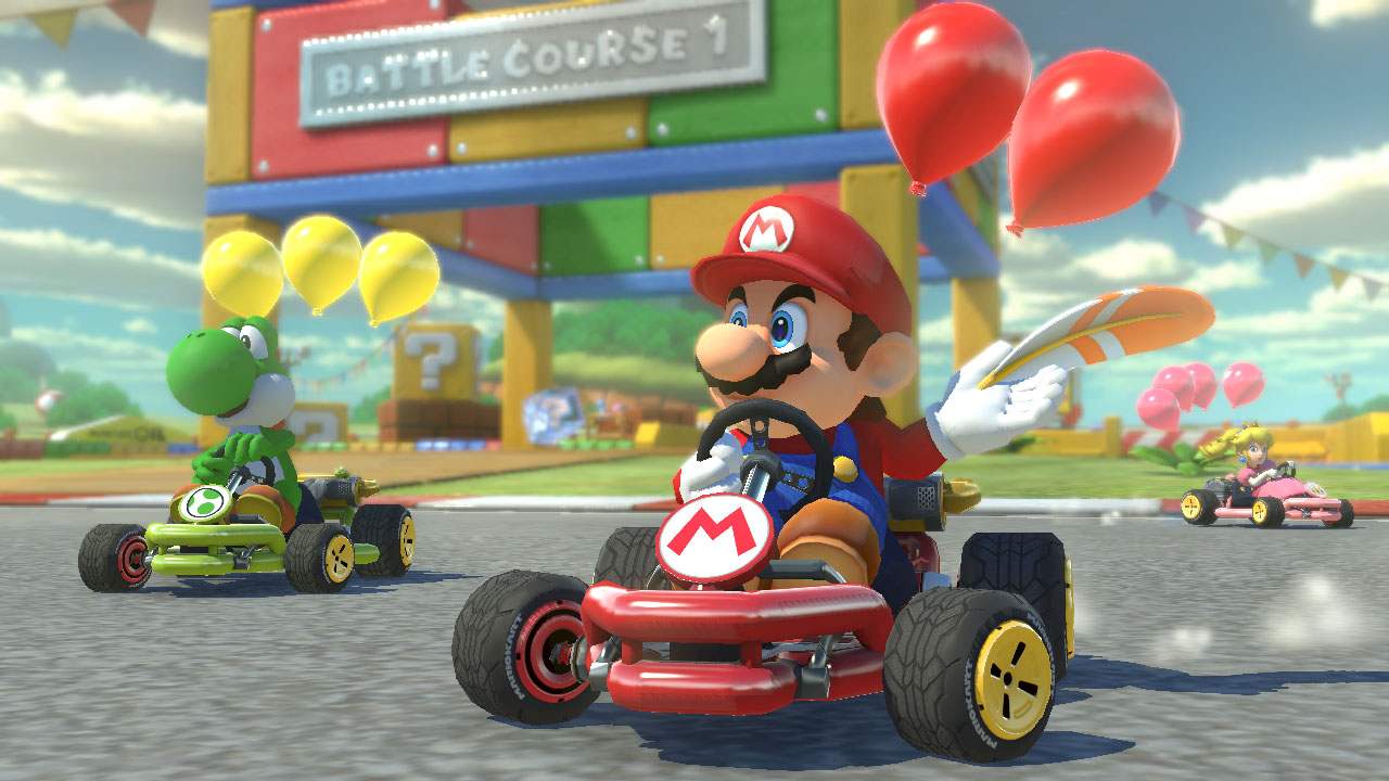 Mario Kart Tour on mobile.