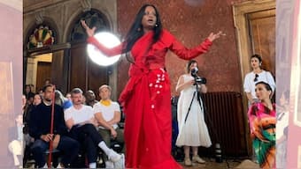 Artist Mithu Sen on (Un)Mansplaining, her satirical performance piece from the 2019 Venice Biennale