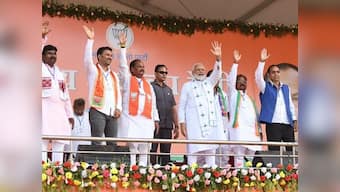 Narendra Modi dares Congress to fight remaining phases of LS polls on self-respect of 'Bofors-accused' PM