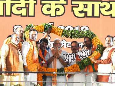 At Narendra Modi's charged Delhi rally, anti-AAP mood of crowd, aim to bulldoze Opposition narrative were evident At Narendra Modi's charged Delhi rally, anti-AAP mood of crowd, aim to bulldoze Opposition narrative were evident