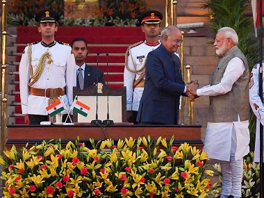 Narendra Modi govt 2.0 takes oath of office at Rashtrapati Bhavan; Amit Shah gets home ministry, Rajnath Singh bags defence Narendra Modi govt 2.0 takes oath of office at Rashtrapati Bhavan; Amit Shah gets home ministry, Rajnath Singh bags defence