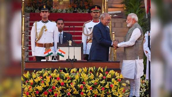 Narendra Modi govt 2.0 takes oath of office at Rashtrapati Bhavan; Amit Shah gets home ministry, Rajnath Singh bags defence