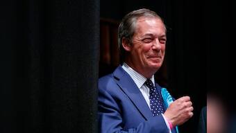 Nigel Farage's Brexit Party triumphs in EU vote in Britain; Theresa May's Conservative Party comes in fifth behind Labour, Greens