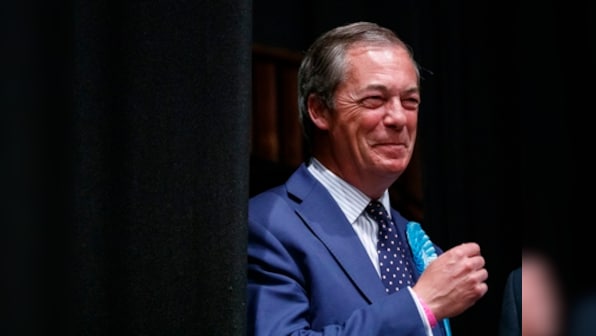 Nigel Farage's Brexit Party triumphs in EU vote in Britain; Theresa May's Conservative Party comes in fifth behind Labour, Greens