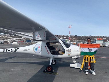 Mumbai-based Aarohi Pandit is world's first woman to fly solo across Atlantic Ocean in Light Sport Aircraft Mumbai-based Aarohi Pandit is world's first woman to fly solo across Atlantic Ocean in Light Sport Aircraft