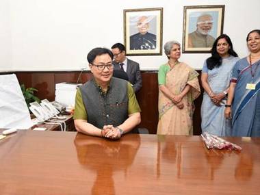 Kiren Rijiju, Minister of State (Independent Charge), Youth Affairs and Sports: BJP's most prominent face in North East Kiren Rijiju, Minister of State (Independent Charge), Youth Affairs and Sports: BJP's most prominent face in North East