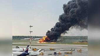 Russian plane bursts into flames after emergency landing at Moscow airport; 41 killed, 11 injured