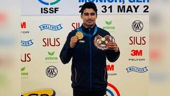ISSF Shooting World Cup 2019: Saurabh Chaudhary wins gold, sets world record in men's 10m Air Pistol; Rahi Sarnobat books Olympic quota