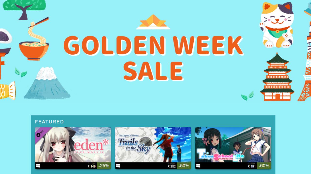 Steam is celebrating 'Golden Week' with sales on thousands of PC games Steam is celebrating 'Golden Week' with sales on thousands of PC games