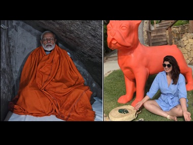 Twinkle Khanna mimics Narendra Modi, calls meditation photography 'the next big thing' Twinkle Khanna mimics Narendra Modi, calls meditation photography 'the next big thing'