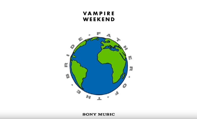 Album art of Vampire Weekend's Father of the Bride. Screenshot from YouTube