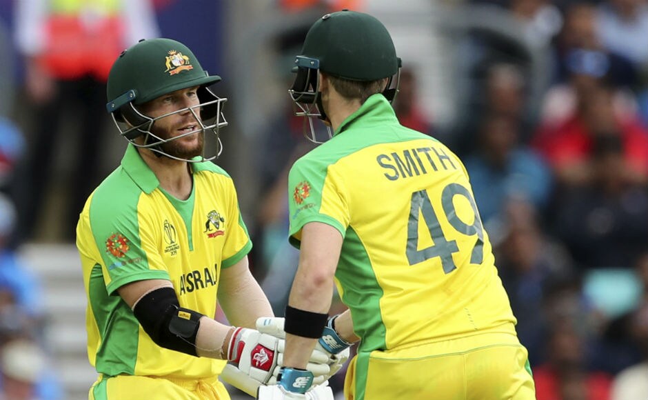David Warner and Steve Smith forged a 62-run stand for the second wicket to keep Australia afloat in the early and middle stages of their chase. AP