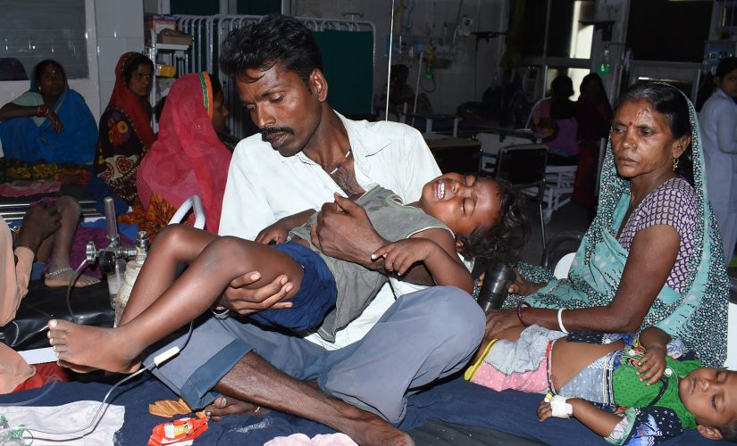 The brain-fever crisis spiralled in Gorakhpur when in 2005 a particularly virulent form of JE affected over 6,000 people, killing 89 percent of those infected. After the mayhem, the infection was largely contained with two JE vaccination drives, in 2006 and 2010. AFP
