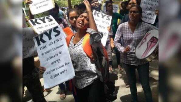 Student bodies protest, stage one-day hunger strike against Delhi University's 'astronomical' fee hike