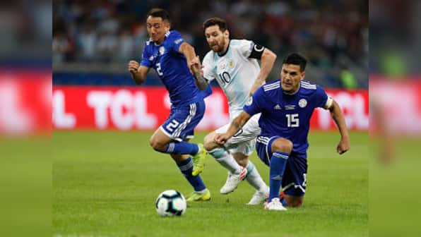 Copa America 2019: Lionel Messi converts penalty to salvage draw for Argentina against Paraguay