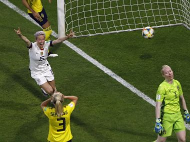 FIFA Women's World Cup 2019: US beat Sweden to make it three wins in row; Cameroon in last 16 after dramatic victory FIFA Women's World Cup 2019: US beat Sweden to make it three wins in row; Cameroon in last 16 after dramatic victory