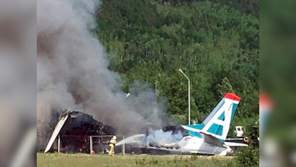 Two killed as plane crashes into building while attempting emergency landing at Siberia’s Nizhneangarsk airport