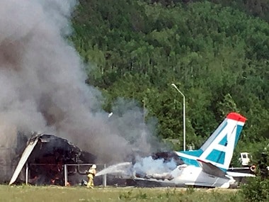 Two killed as plane crashes into building while attempting emergency landing at Siberia’s Nizhneangarsk airport
