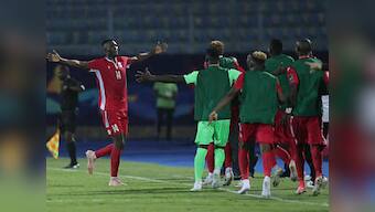 African Cup of Nations 2019: Kenya's Michael Olunga scores brace against Tanzania to keep team in hunt for last-16 place
