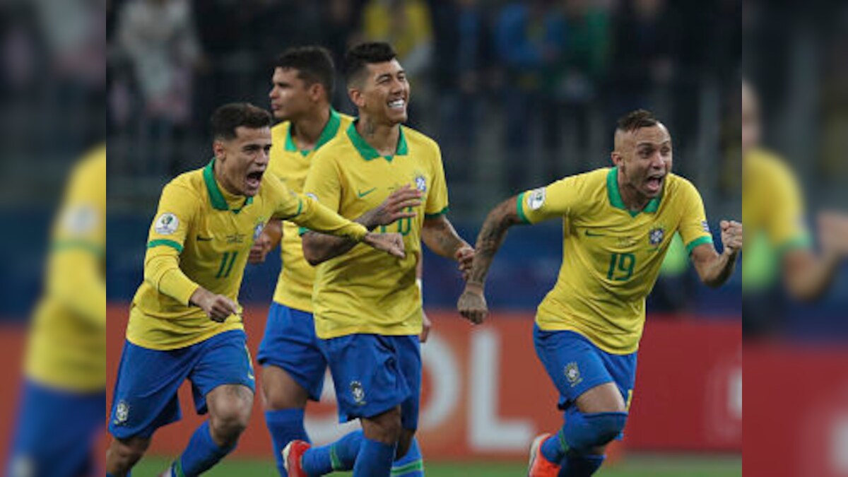 Copa America 2019: Gabriel Jesus converts winning spot-kick as Brazil exorcise Paraguay penalties demons to reach semis