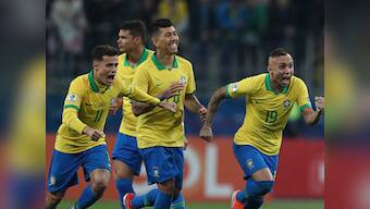 Copa America 2019: Gabriel Jesus converts winning spot-kick as Brazil exorcise Paraguay penalties demons to reach semis