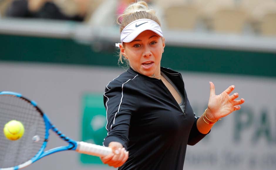 In the women's semi-finals, 17-year-old American Amanda Anisimova tried to follow up her upset over defending champion Simona Halep by beating No. 8 seed Ash Barty. AP In the women's semi-finals, 17-year-old American Amanda Anisimova tried to follow up her upset over defending champion Simona Halep by beating No. 8 seed Ash Barty. AP