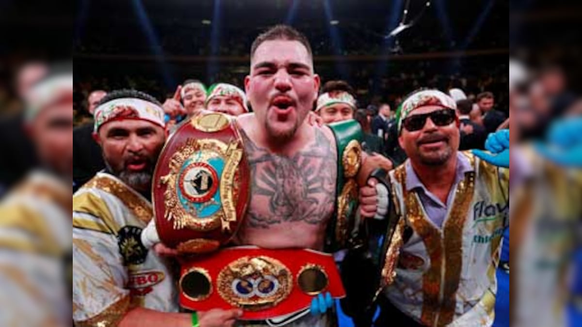 Underdog Andy Ruiz Jr. beats Anthony Joshua in shock victory at Madison Square Garden to become three-belt heavyweight champion