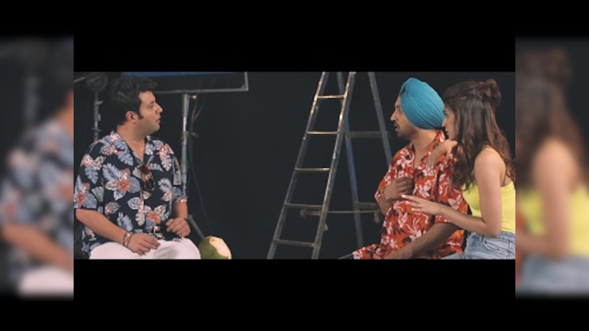 Watch: Kriti Sanon teaches marketing lessons to Arjun Patiala co-stars Diljit Dosanjh, Varun Sharma