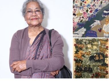Arpita Singh's retrospective journeys through her observations, struggles, and silences in life