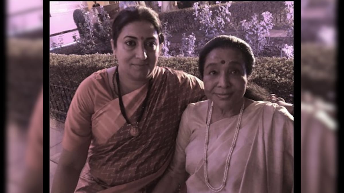 Asha Bhosle thanks Smriti Irani for helping her reach home after oath-taking ceremony: She won because she cares