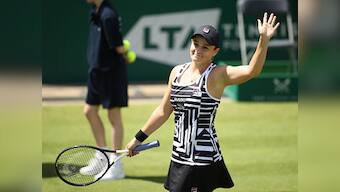 Birmingham Classic: Ashleigh Barty remains in hunt for World No 1 ranking by setting up title clash with Julia Goerges