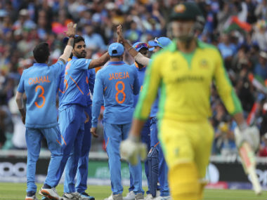 India vs Australia, ICC Cricket World Cup 2019: Bhuvneshwar Kumar's splendid performance ends debate on his place in playing XI India vs Australia, ICC Cricket World Cup 2019: Bhuvneshwar Kumar's splendid performance ends debate on his place in playing XI