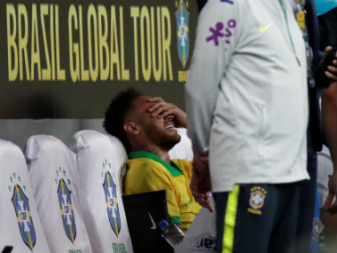 International friendlies: Brazil's Copa America preparations suffer injury scare as Neymar sprains ankle in win over Qatar International friendlies: Brazil's Copa America preparations suffer injury scare as Neymar sprains ankle in win over Qatar