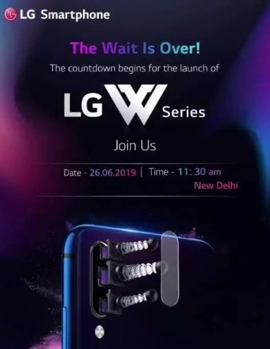 LG to announce a new W-series of smartphones in India on 26 June, could be called W10