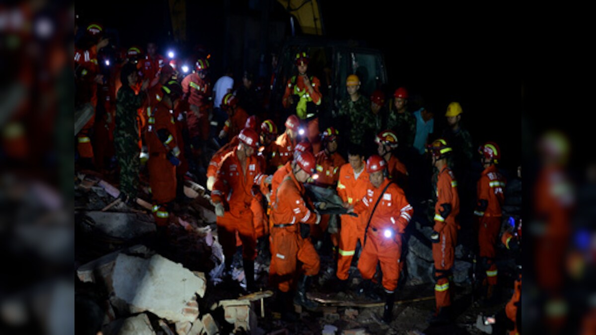 China earthquake: Toll in 6.0 magnitude quake rises to 11 as rescuers pull survivors out of wrecked buildings