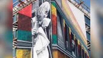 One pedestrian killed near Mumbai's Churchgate railway station after portion of Mahatma Gandhi's mural falls on him