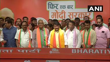 'These opportunists will ruin our party's image,' BJP workers protest over TMC MLA's induction in party 'These opportunists will ruin our party's image,' BJP workers protest over TMC MLA's induction in party