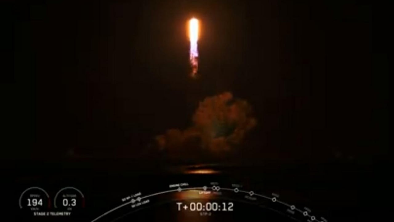 Falcon Heavy has a successful launch. Image credit: SpaceX/Twitter