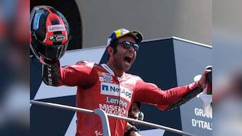 Italian MotoGP 2019: Local Ducati racer Danilo Petrucci holds off defending world champion Marc Marquez to win first-ever MotoGP victory
