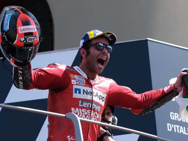 Italian MotoGP 2019: Local Ducati racer Danilo Petrucci holds off defending world champion Marc Marquez to win first-ever MotoGP victory Italian MotoGP 2019: Local Ducati racer Danilo Petrucci holds off defending world champion Marc Marquez to win first-ever MotoGP victory