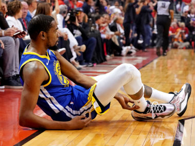 NBA Finals 2019: Warriors star Kevin Durant's shock Game 5 exit leaves players and fans on both sides in shock NBA Finals 2019: Warriors star Kevin Durant's shock Game 5 exit leaves players and fans on both sides in shock