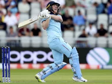Eoin Morgan hit a world record 17 sixes on Tuesday. AP